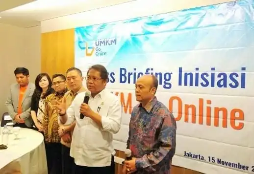 Pemerintah Mencanangkan Gerakan Nasional UMKM Go Online