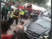 Polres Metro Jakarta Barat Amankan Wanita Pengendara Mobil Tabrak Polantas