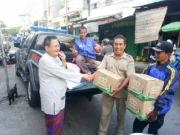 Kebakaran Pejagalan, Suku Dinas Sosial Jakarta Utara Distribusikan Bantuan