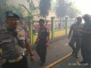 Gudang Styrofoam Terbakar di Meruya