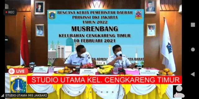 Musrenbang Tingkat Kelurahan Digelar Secara Virtual